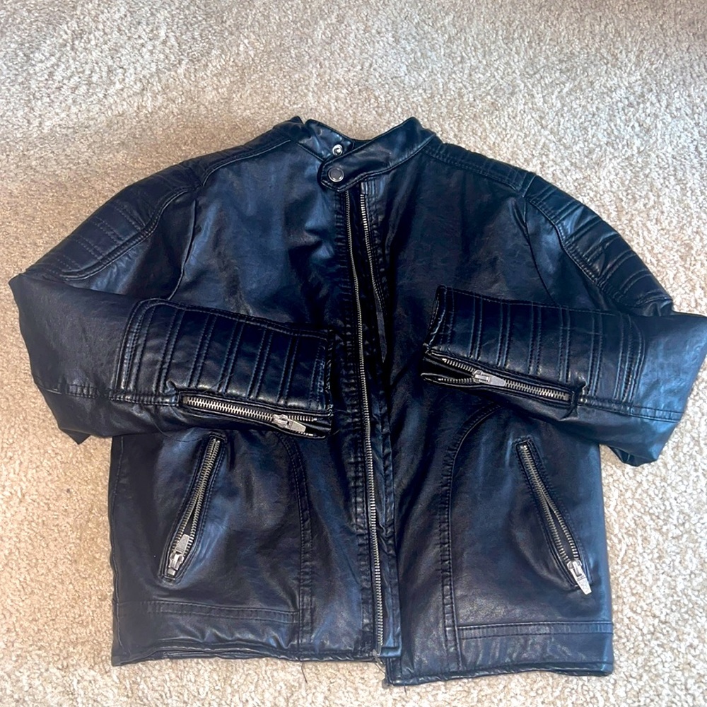 Zara leather jacket